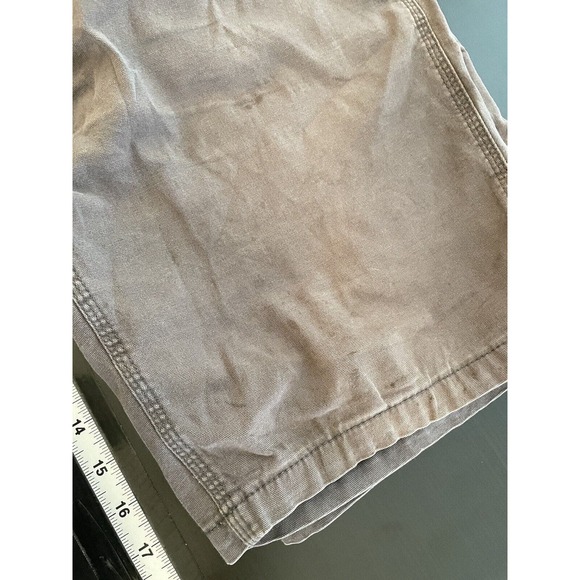 Ariat Mens Rebar M4 Low Rise Shorts Size 31 Gray Canvas Cargo Stretch Utility - Picture 9 of 11
